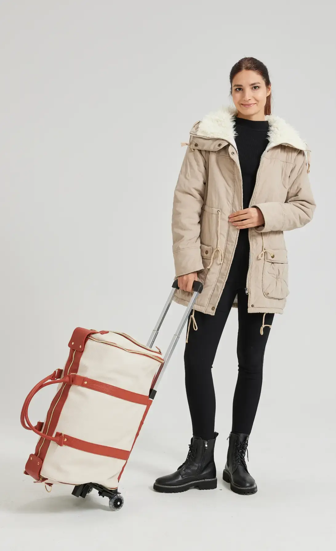 Woman pulling Luhxe Bag